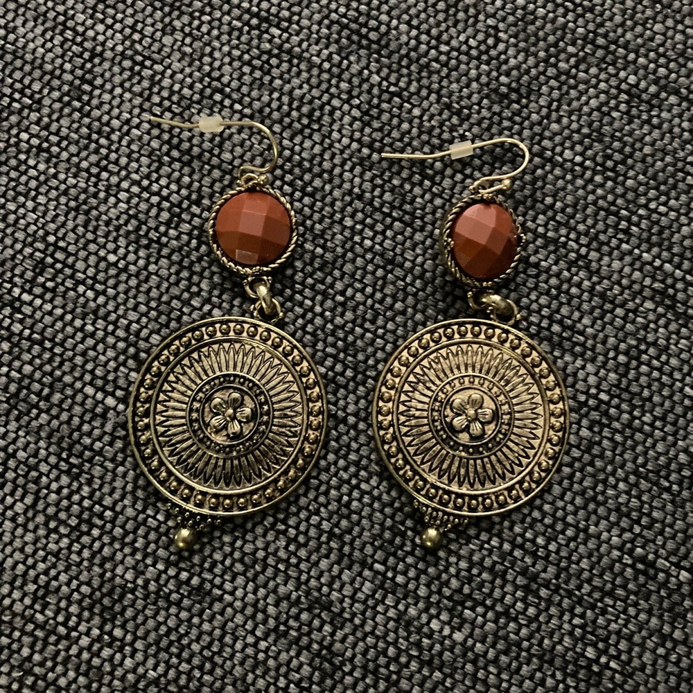 Antique Gold Earrings